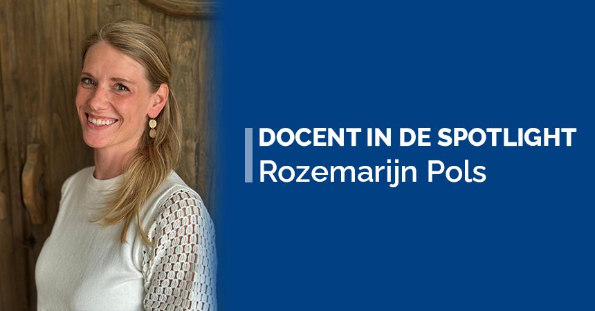 Docent in de spotlight: Rozemarijn Pols