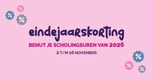 Nog scholingsuren over? Profiteer van onze eindejaarskorting